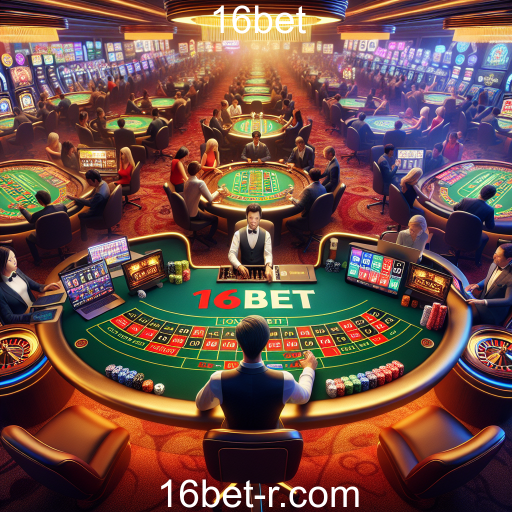 Experiência Imersiva no Cassino Ao Vivo do 16bet
